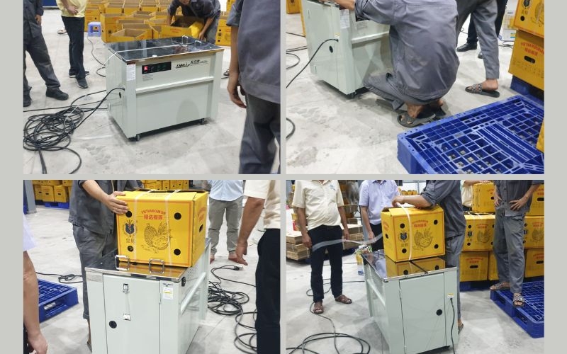 Thông số kỹ thuật của máy đóng đai thùng chali JN-740