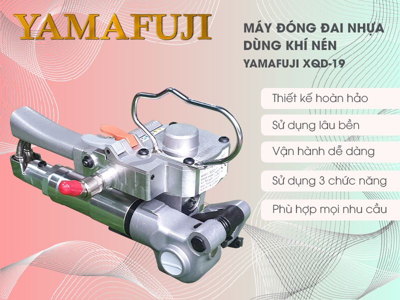 Ưu điểm nổi bật của máy đóng đai nhựa hàn nhiệt Yamafuji XQD-19