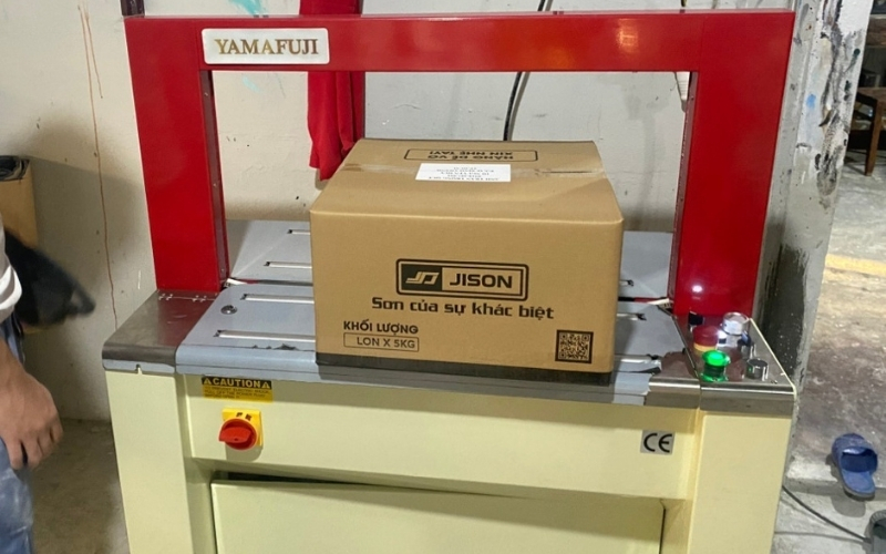 Máy đóng đai thùng tự động (AP8040 hay WG-22XN)