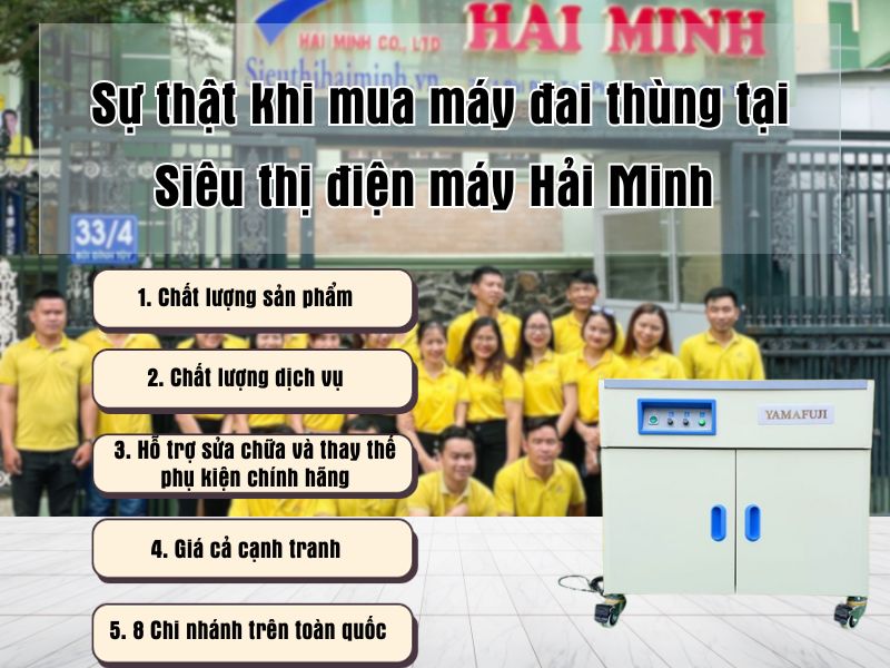 Sự thật khi mua máy đóng đai tại Hải Minh