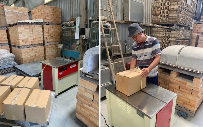 Ưu điểm vượt trội của máy đóng đai thùng