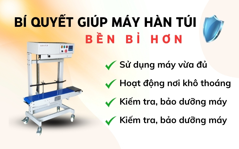 Bí quyết giúp máy hàn miệng túi liên tục bền bỉ hơn