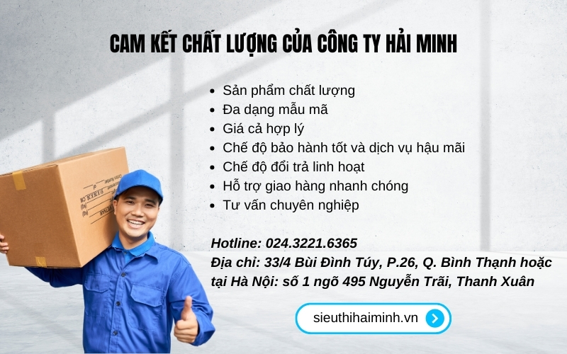 Cam kết chất lượng của Công ty Hải Minh