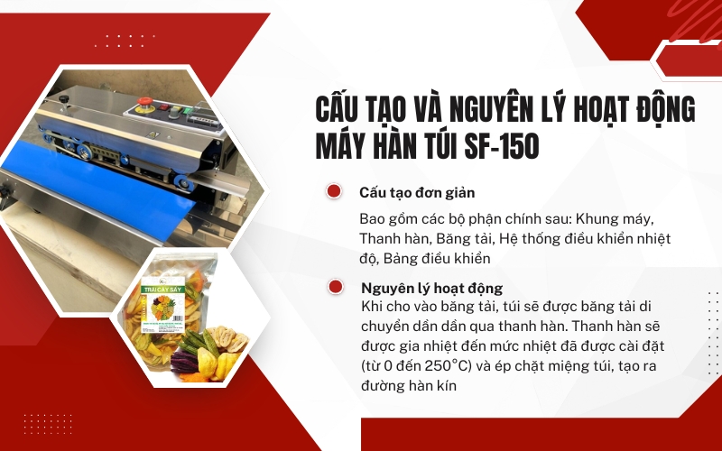 Cấu tạo và nguyên lý hoạt động máy hàn túi SF-150