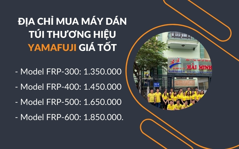 Địa chỉ mua máy dán túi thương hiệu Yamafuji giá tốt