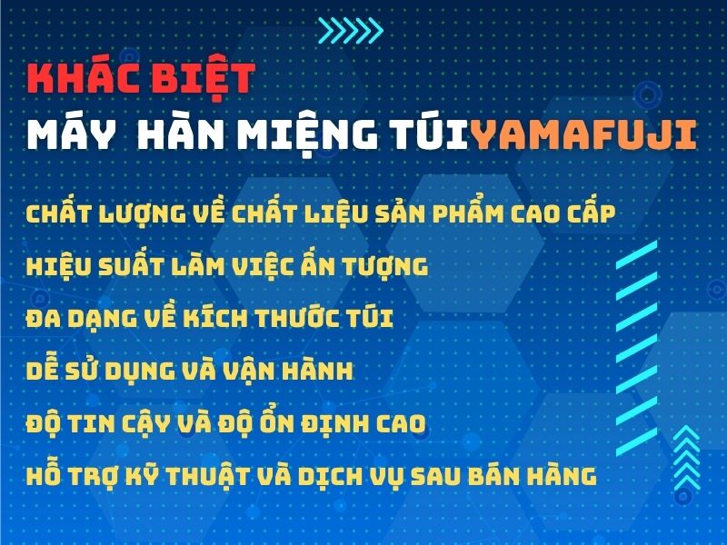 Lý do máy hàn miệng túi Yamafuji dẫn đầu thị trường