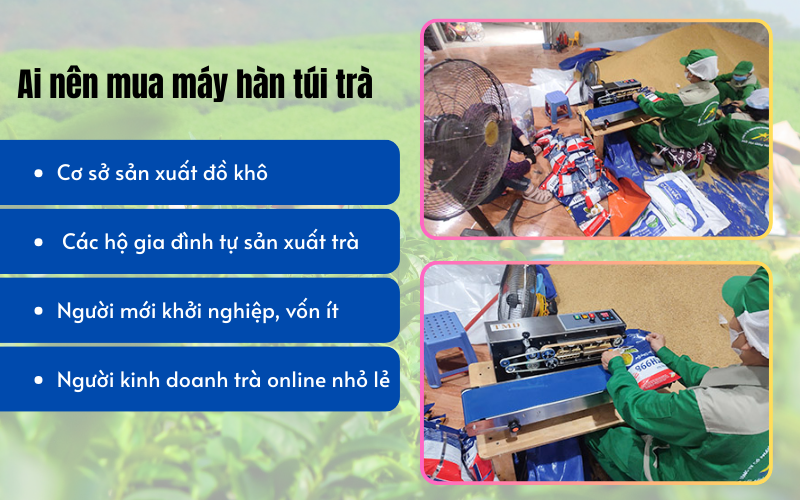 Giải pháp đóng gói tiết kiệm với máy hàn miệng túi trà mini