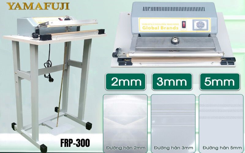 Máy ép túi dập chân FRP-300 giá 1.350.000