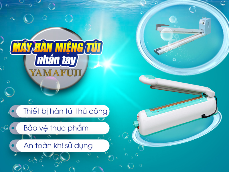 Máy hàn miệng túi nhấn tay giá rẻ, chất lượng