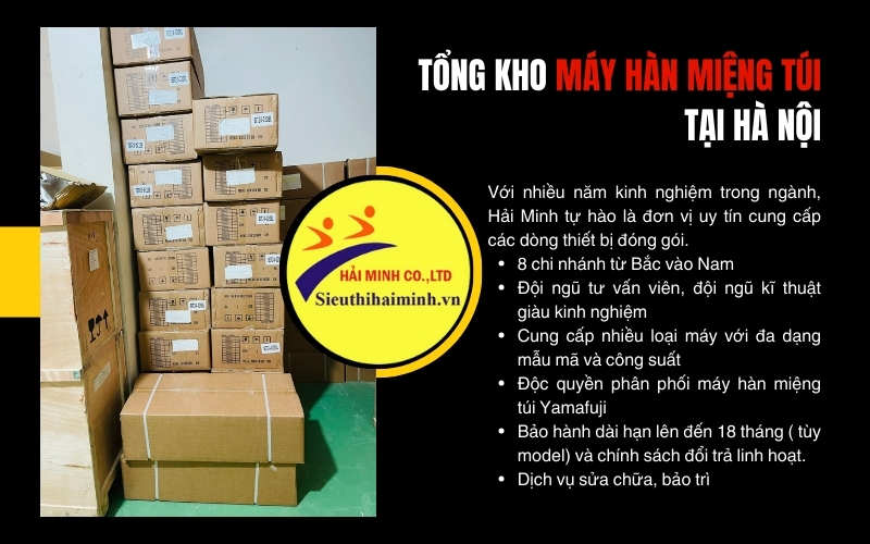 Tổng kho máy hàn miệng túi tại Hà Nội