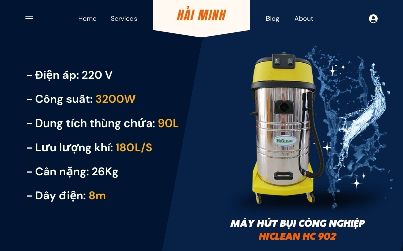 Máy hút bụi HICLEAN HC 902