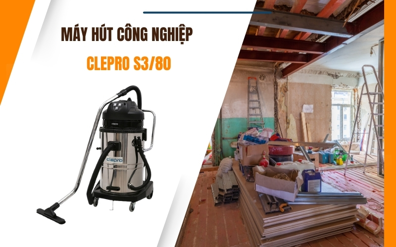 Máy hút công nghiệp HC 80 New - Hiclean