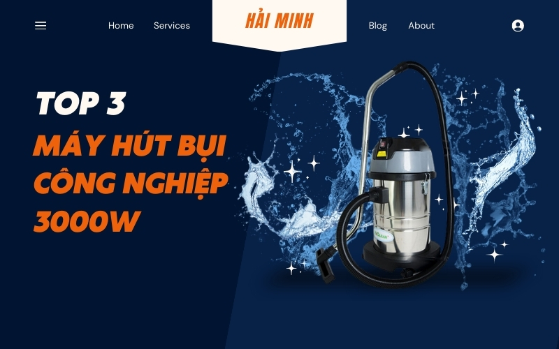 Top 3 máy hút bụi công nghiệp 3000w nên mua