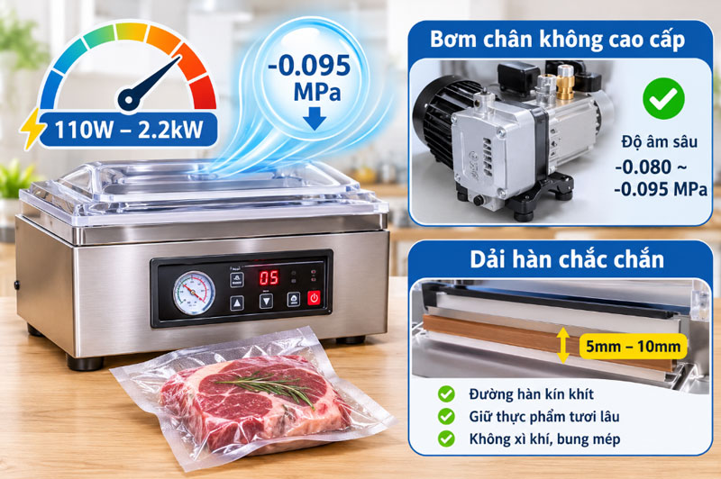 3 Yếu tố quan trọng chọn mua máy hút chân không