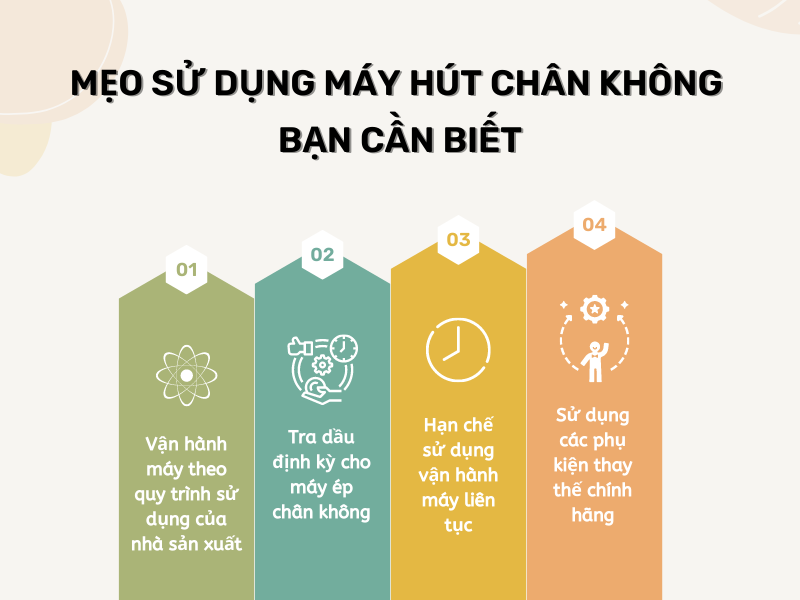 Mẹo sử dụng máy hút chân không bạn cần biết
