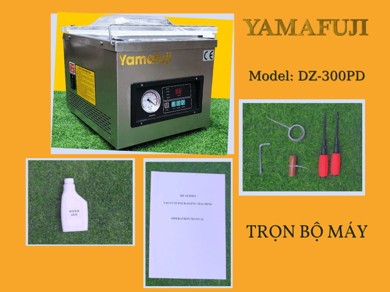 Máy hút chân không Yamafuji DZ-300PD (Inox 201)