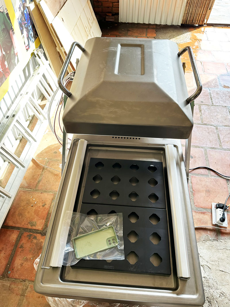 máy hút chân không công nghiệp 2 buồng công suất lớn