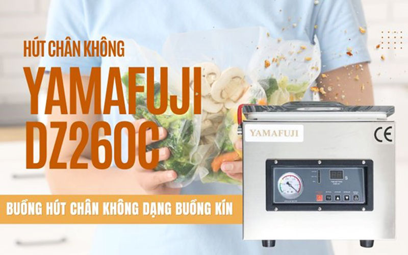 Máy hút chân không DZ-260C - Máy bán công nghiệp mạnh mẽ