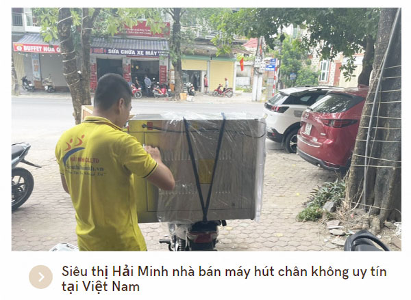 Hải Minh địa chỉ uy tín bán máy hút chân không các loại