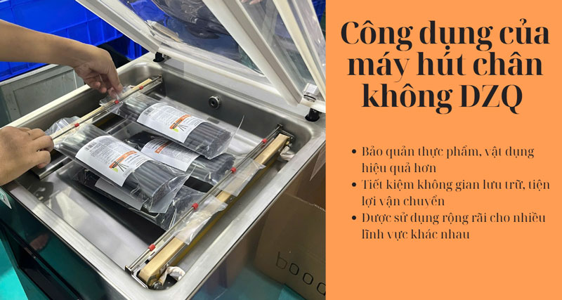 Công dụng của máy hút chân không DZQ