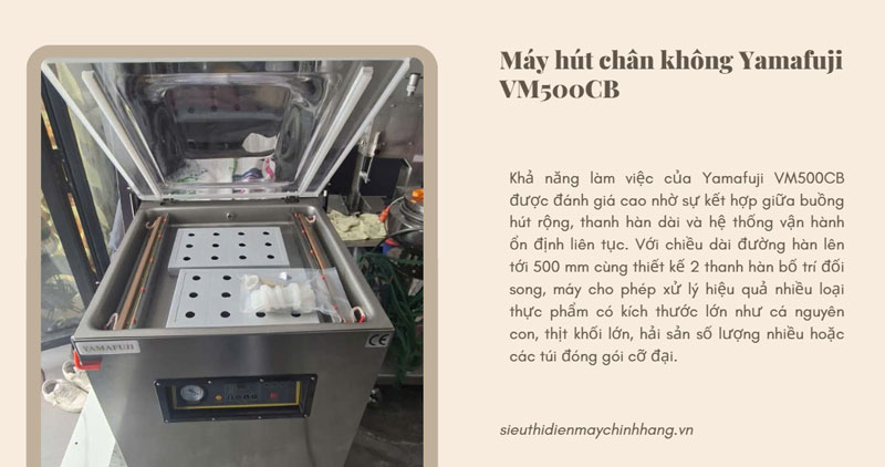  Máy hút chân không Yamafuji VM500CB  