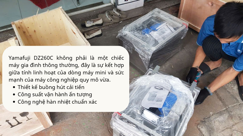 Yamafuji DZ260C - Thiết kế ưu việt cho môi trường chế biến nông sản