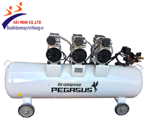 máy nén khí không dầu giảm âm Pegasus TM-OF750x3-180L