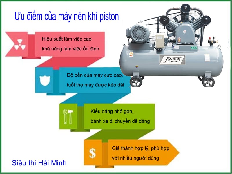 Ưu Nhược Điểm Của Máy Nén Khí Piston Mà Bạn Nên Biết