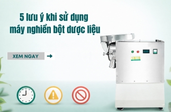 5 lưu ý khi sử dụng máy nghiền bột dược liệu