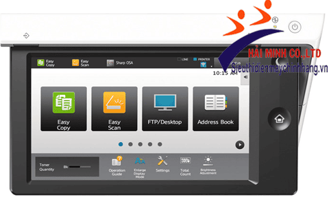 Máy photocopy Sharp MX-M5050 giao diện dễ sử dụng