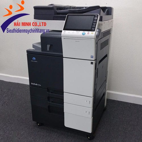 Máy photocopy Bizhub 224e cho phép in 2 mặt giúp tiết kiệm giấy