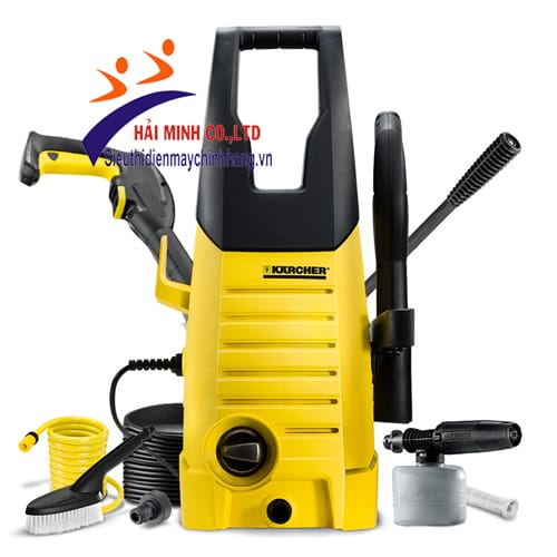 máy phun áp lực rửa xe kiểu dáng bắt mắt dễ sử dụng