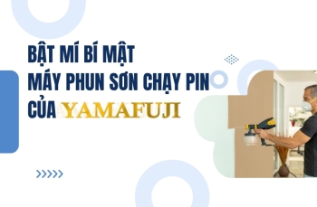 Bật mí bí mật máy phun sơn chạy pin của Yamafuji