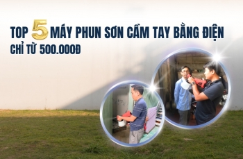 Top 5 máy phun sơn cầm tay bằng điện chỉ từ 500.000đ