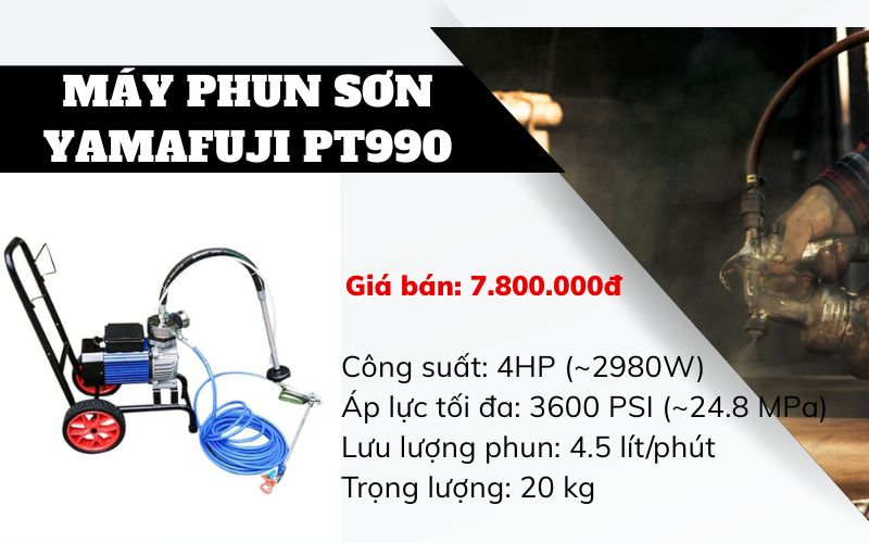 Máy phun sơn Yamafuji PT990