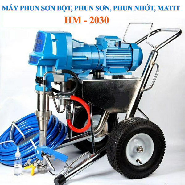 Máy phun sơn bột bả Hm2030 chất lượng