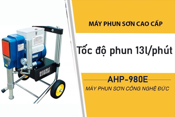 Máy phun sơn bột bả AHP-980E