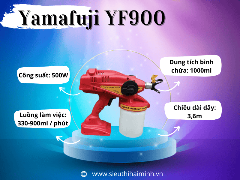 Máy phun sơn chạy điện Yamafuji YF900