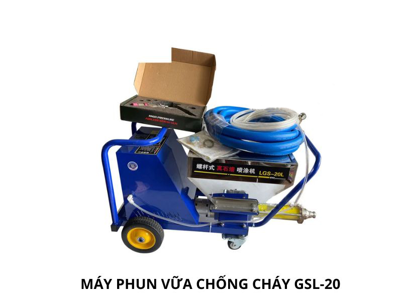Máy phun vữa chống cháy GSL-20