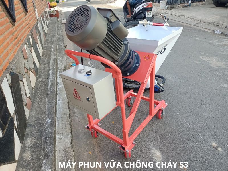 Máy phun vữa chống cháy S3