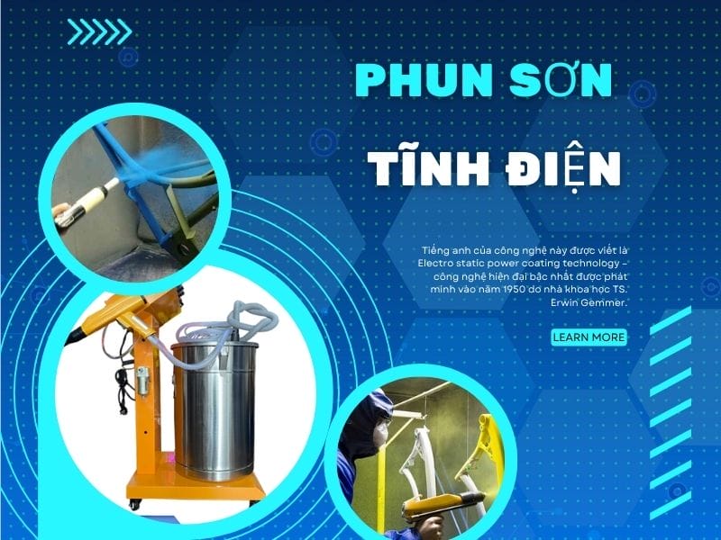 Quy trình dùng máy phun sơn tĩnh điện đúng cách