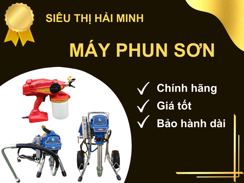 Siêu thị Hải Minh – Đơn vị cung cấp máy phun sơn uy tín toàn quốc