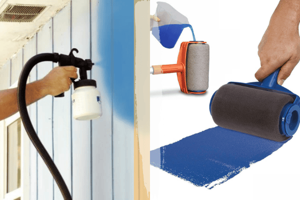 So sánh phương pháp lăn sơn với máy phun sơn hiện đại
