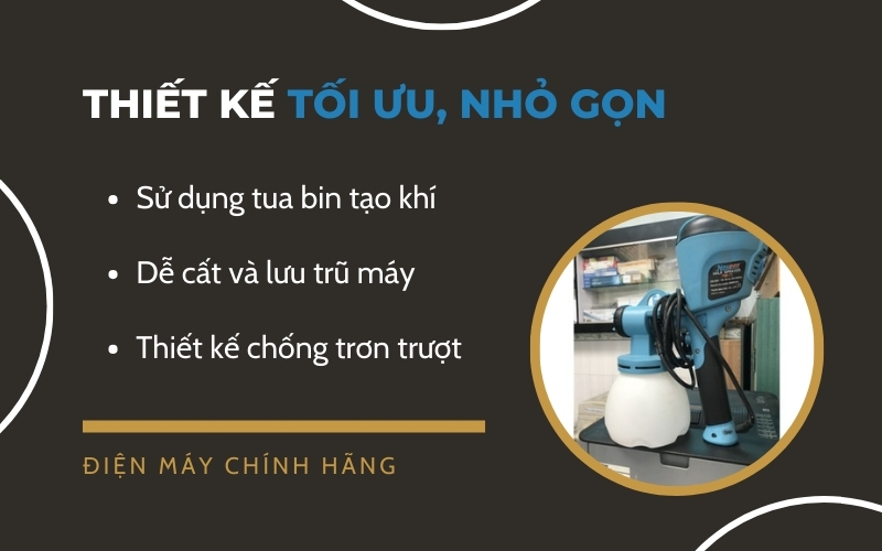 Thiết kế tối ưu, nhỏ gọn