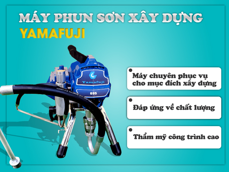 Giới thiệu về máy phun sơn xây dựng