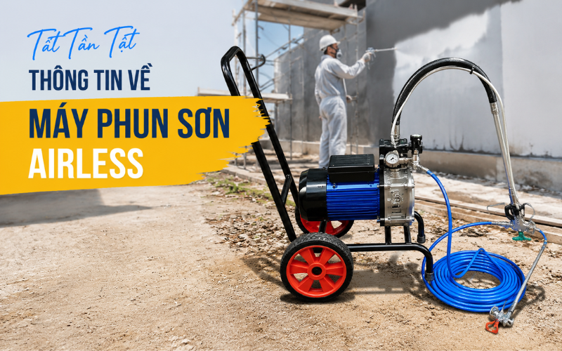 thông tin về máy phun sơn airless