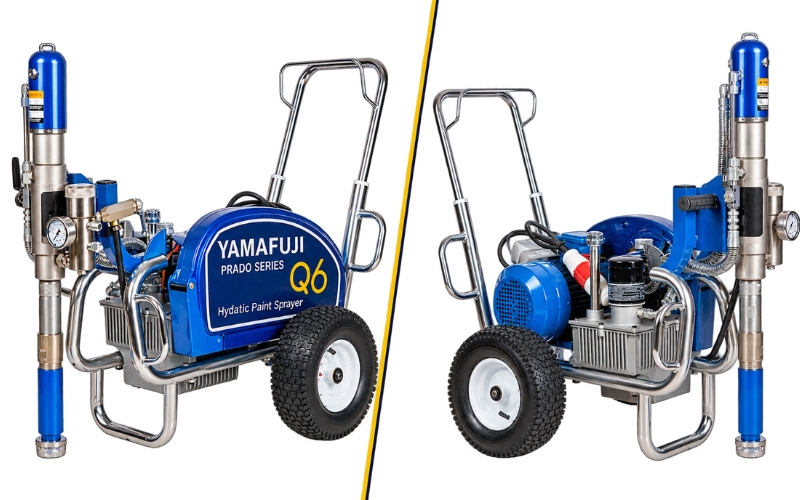 Ưu điểm nổi bật của máy phun sơn thủy lực Yamafuji Prado Q6