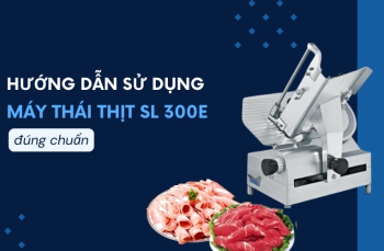 Hướng dẫn sử dụng máy thái thịt SL 300E đúng chuẩn