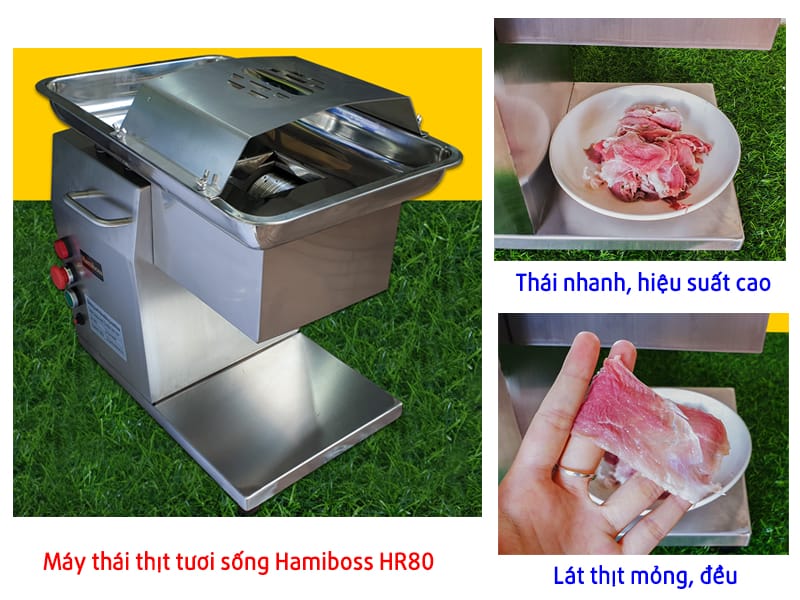 Máy thái thịt Hamiboss HR-80