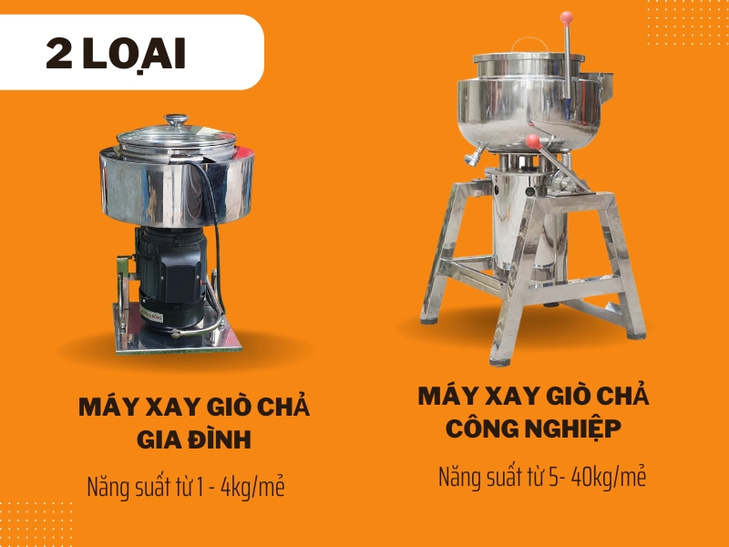 Các loại máy làm giò hiện nay